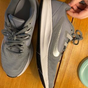 Brand New Nike Silver Shoes Size 7.5